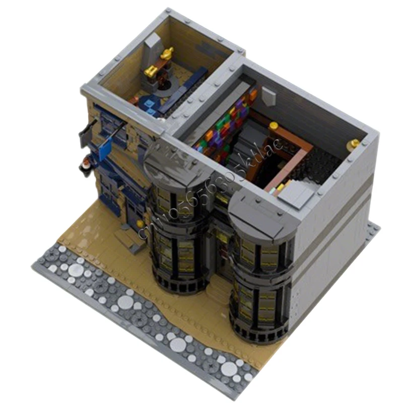 3664 PCS Construction Diagon Alley MOC Customize Modular Building Block Popular Brick Creative Design DIY Boys Toy Birthday Gift