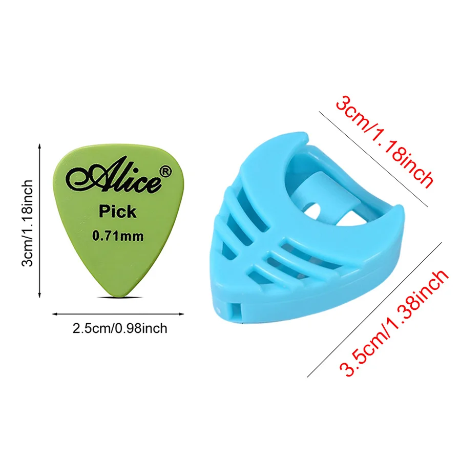 12PCS Guitar Props Kit Random Color Mix Size Guitar Picks with Heart Shape Plastic Pick Case Plectrum Storage Holder for ZYF