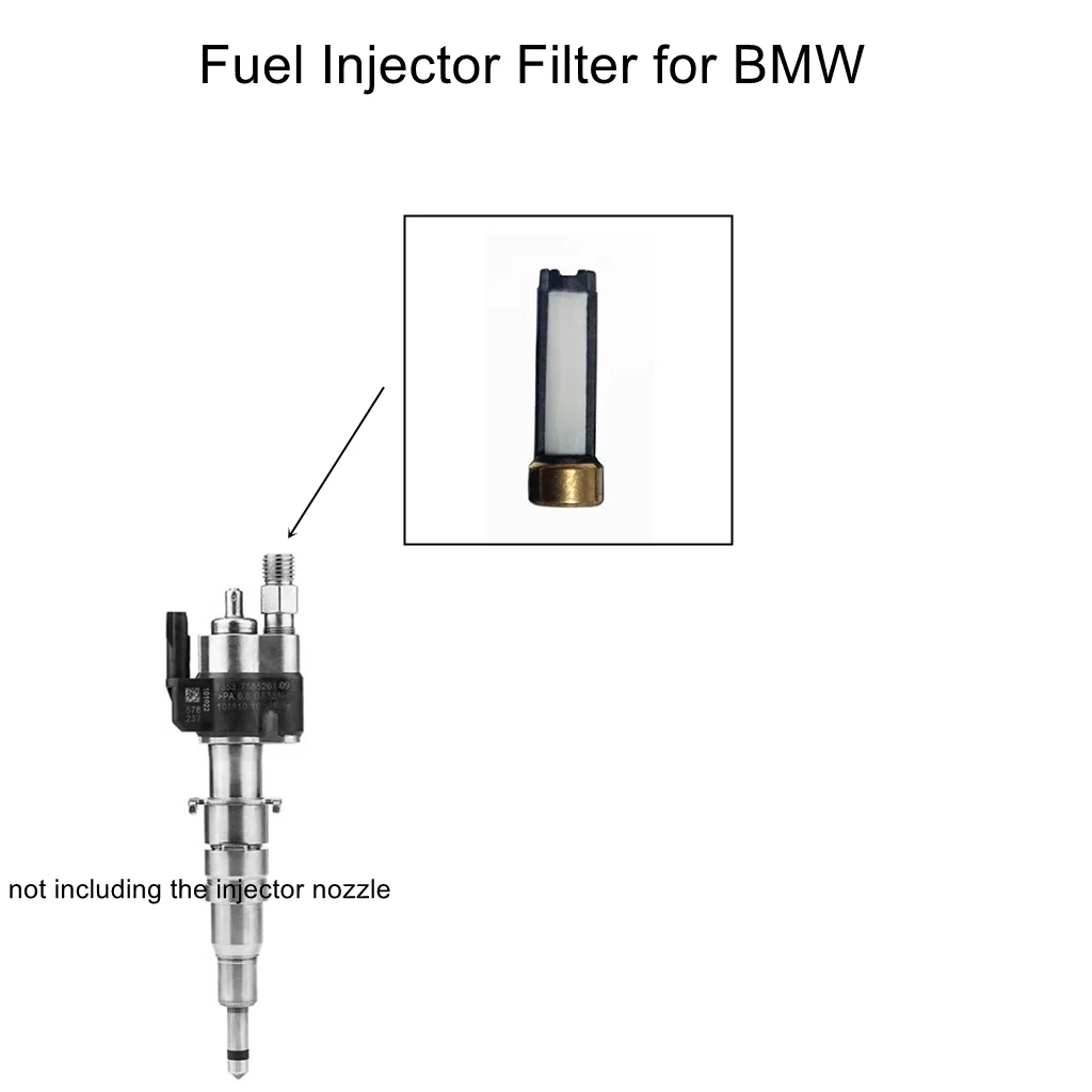 50 Uds filtro para BMW 740i N54 135 335 535 550 750 650i 740i 750Lix X5 X6 2012 inyector de combustible diésel 1353 7585261 -09