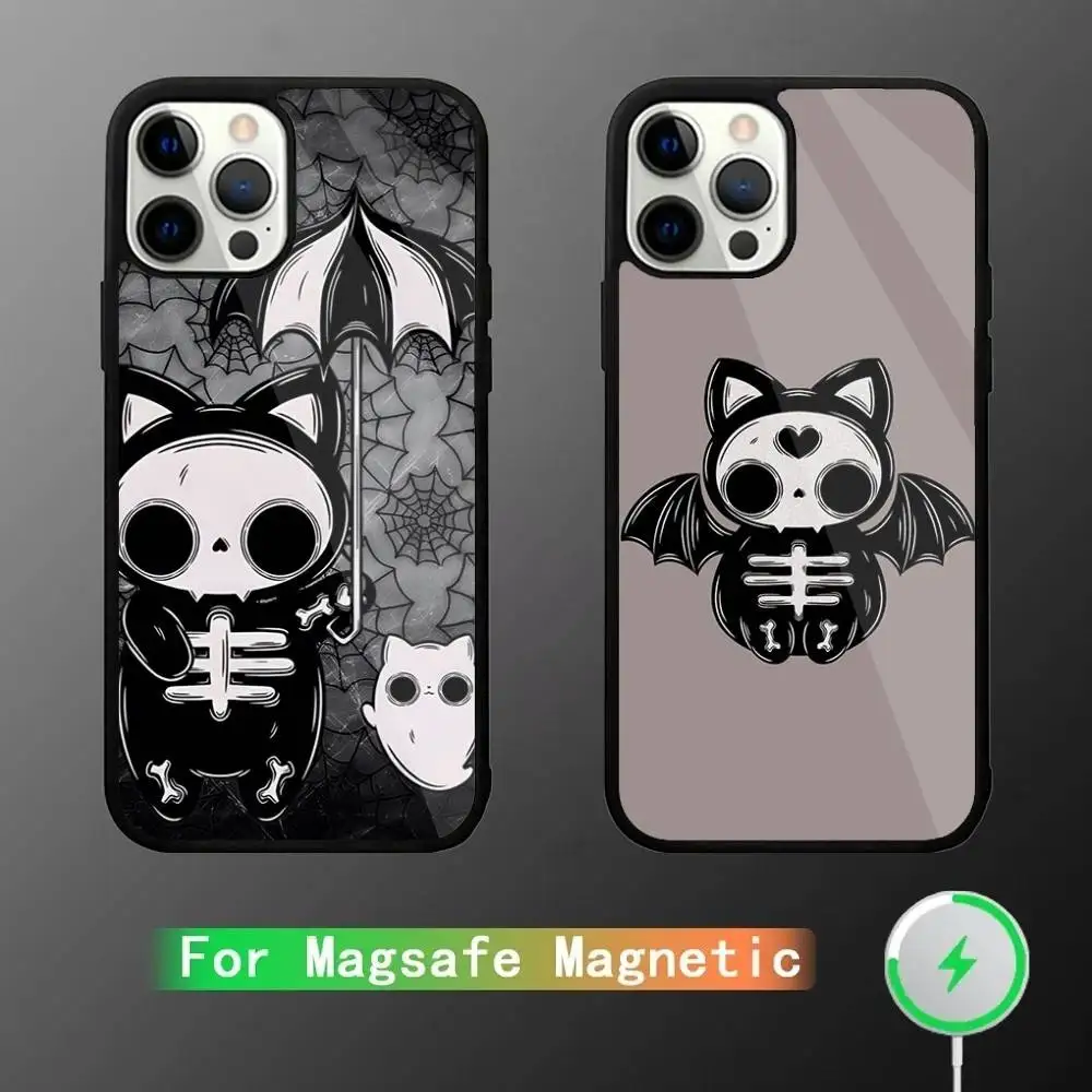 

Cute Skelanimals Bet Dog Phone Case For iPhone 17,16,15,14,13,12,11,Pro,Max,Plus,Mini,SE4,E Magnetic Magsafe Wireless Charging