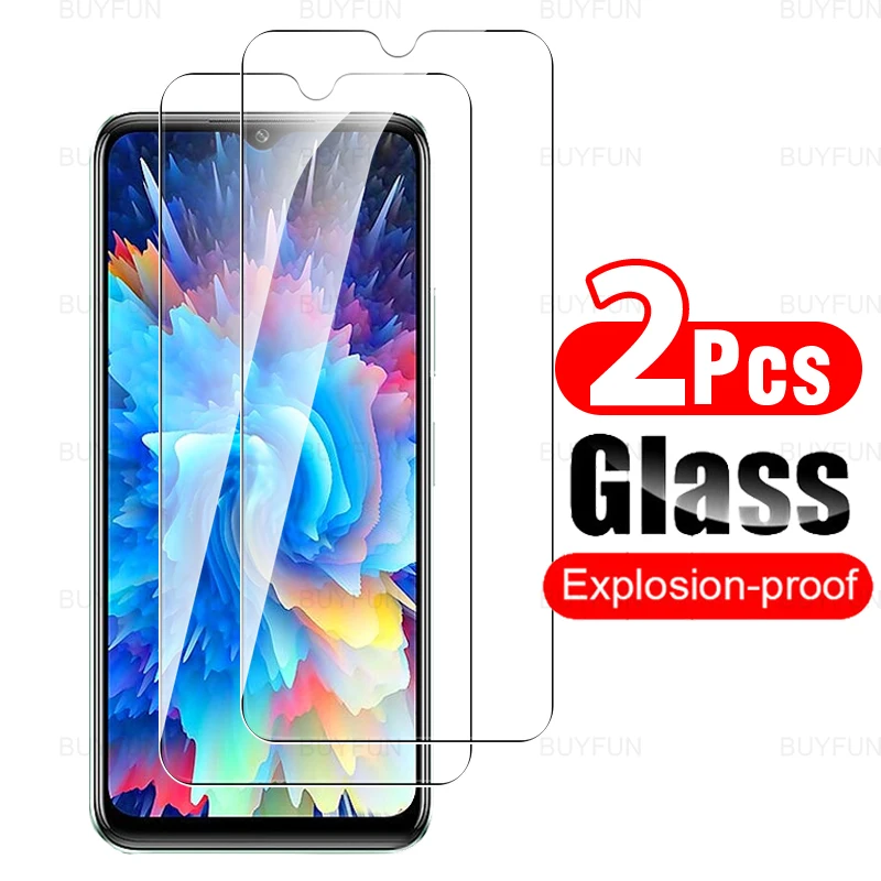 For Infinix Hot 20 Hot 30 40 4G 2pcs tempered screen protector for Infinix Hot 20 30 30i 20i 20s Hot 40 40 Pro protective glass