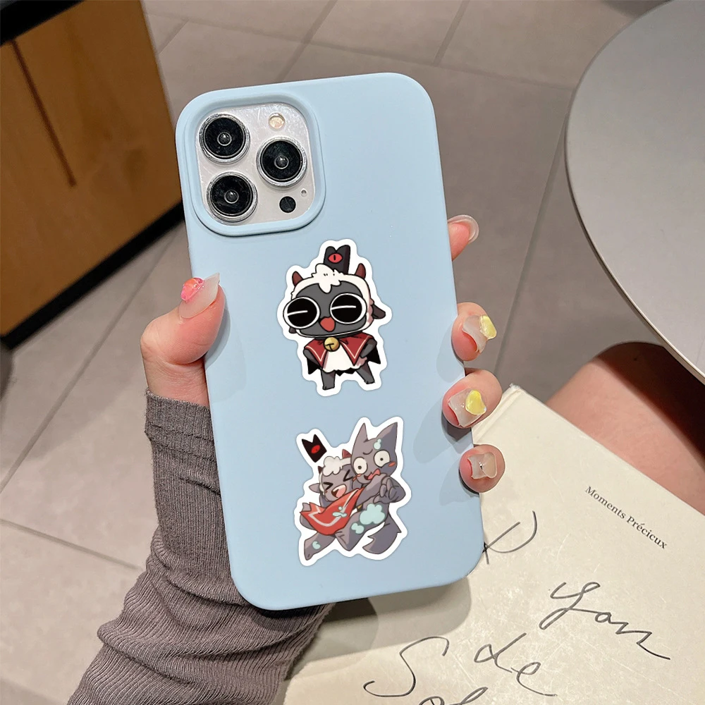 10/30/50/120pcs Cult of the Lamb Cartoon Stickers Hot Game Decals DIY Suitcase Luggage Scrapbook Reward Classic Graffiti Sticker view 6