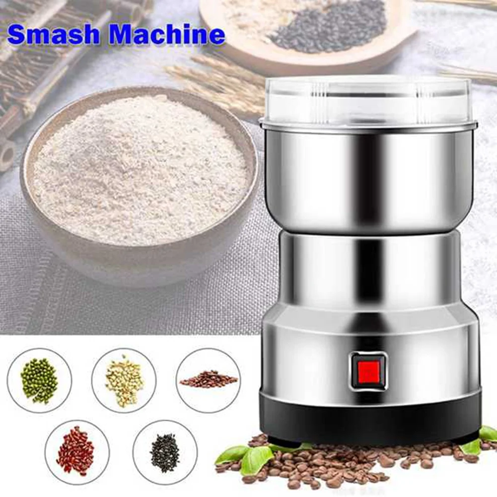 Electric Coffee Grinder Electric Kitchen Cereals Nuts Beans Spices Grains Grinder Machine Home Grinder US Plug