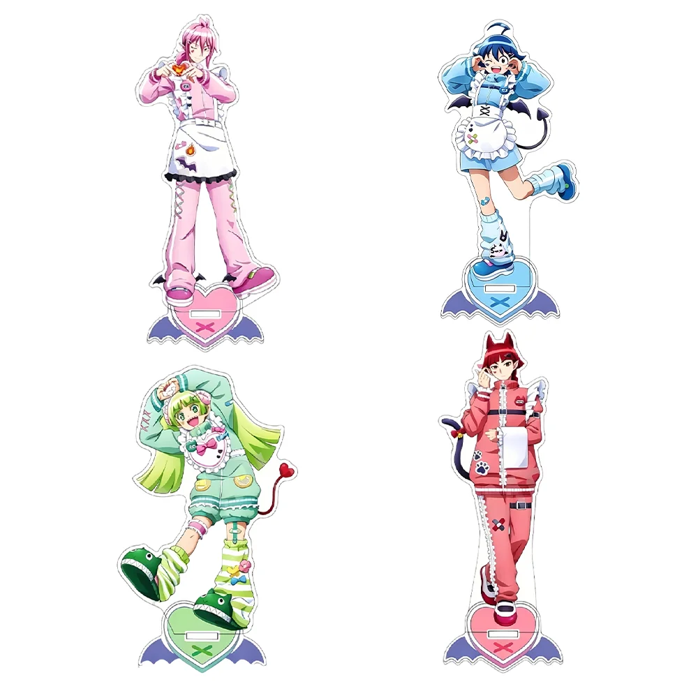 Welcome to Demon School! Iruma-kun 15cm Acrylic Stand Keychain Asmodeus Alice Desk Decor Collection Birthday Gift