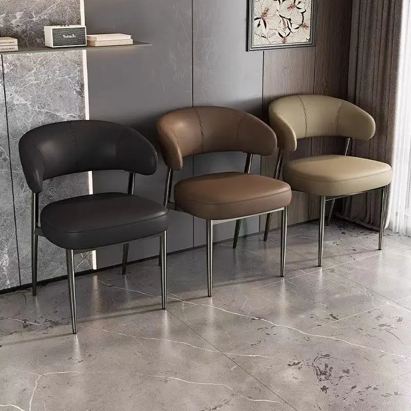 High Back Comfortable Chair Coushions Dining Support Gaming Chair Single Modern Lazy Poltrone Da Salotto House Accessories view 2