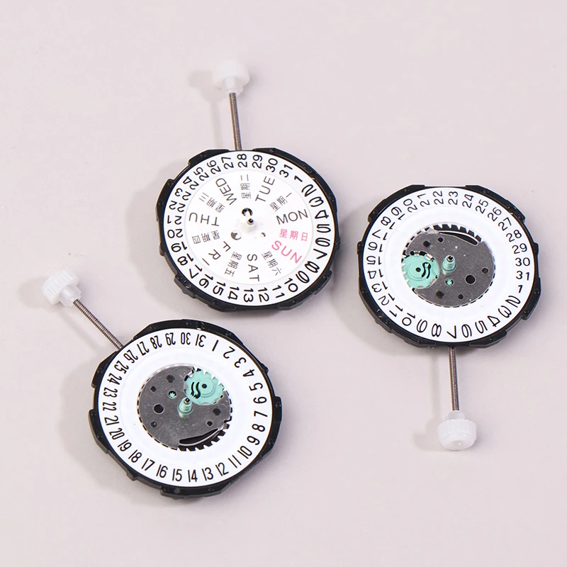Mouvement à quartz Sunon SL28 SL28-6 avec date, mouvement à trois aiguilles, pièce de rechange alternative au 2115-20Z