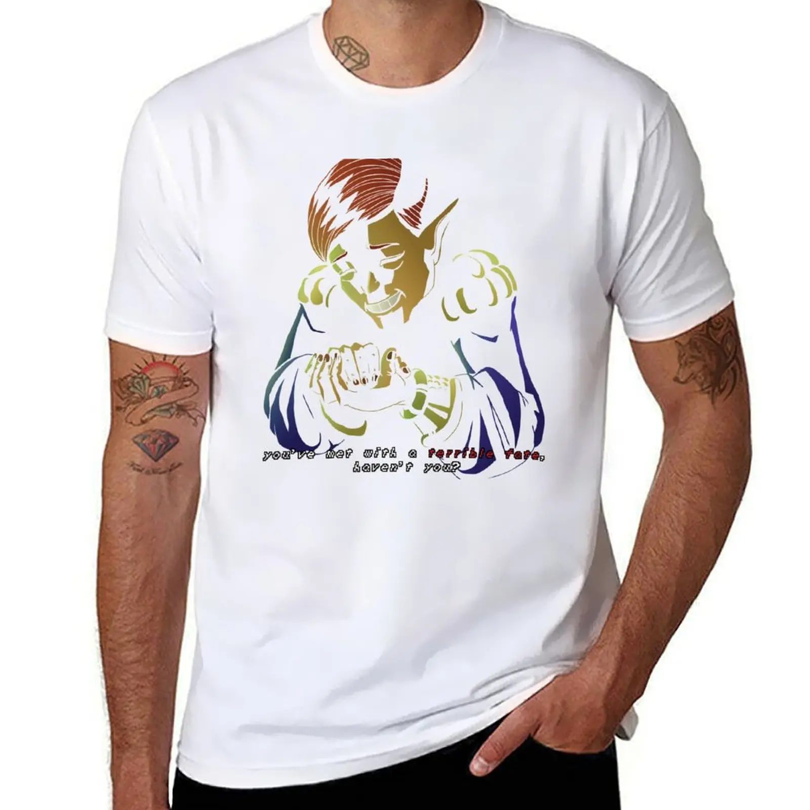 

Terrible Fate T-Shirt anime t shirts for man man t shirt cotton high quality T-Shirt