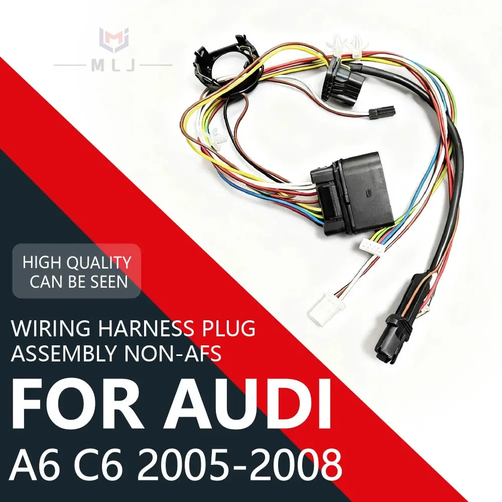 

NEW FOR Audi A6 C6 2005-2008 Non-AFS headlight wiring harness headlight internal wire harness plug Car Accessories