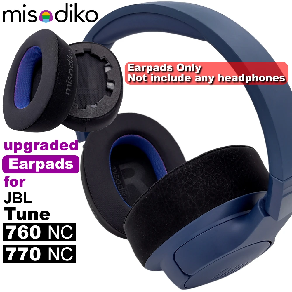 misodiko Upgraded Earpads Replacement for JBL Tune 760NC / 770NC Headphones