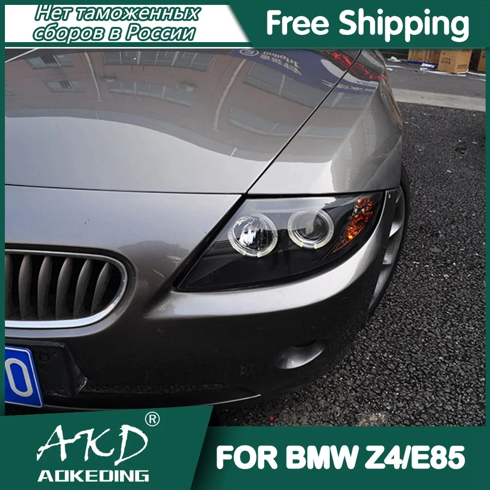 For BMW Z4 E85 Headlights DRL Car автомобильные товары LED Bi Xenon Bulb Fog Lights Car Accessory BMW Z4 E85 Head Lamp