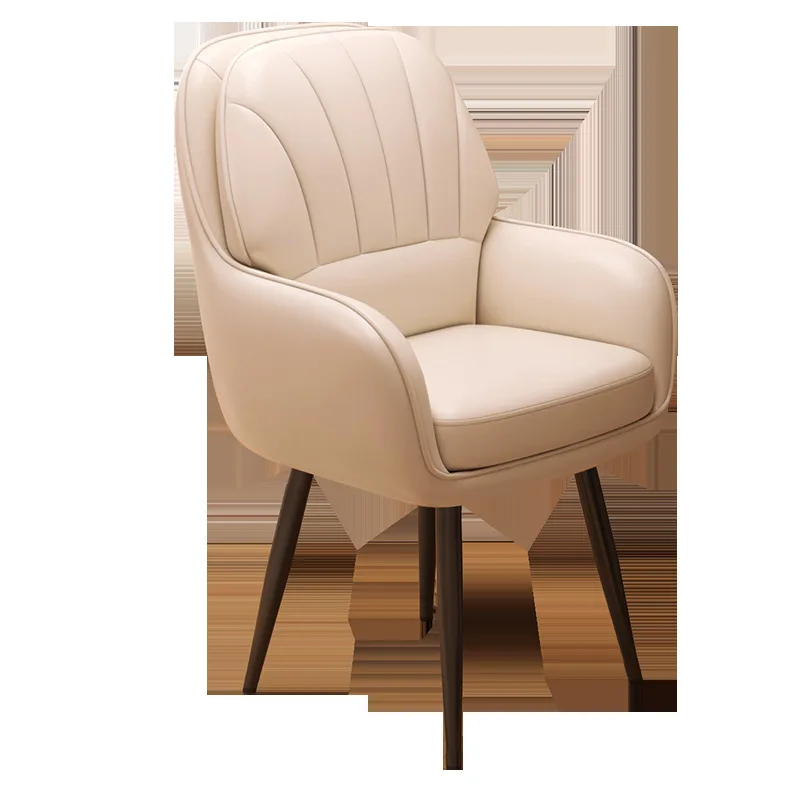 

Light luxury senior girls bedroom dresser stool simple backrest Internet celebrity manicure princess makeup chair