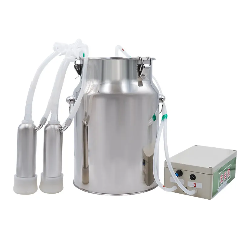 Small Portable Pulse Milking Machine, Electric Pulsator Milker for Cow and Sheep, Household Milk Extractor Equipment