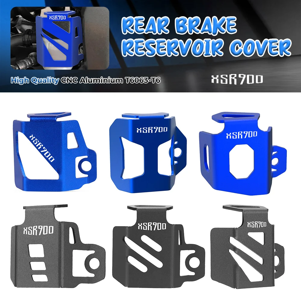 

For Yamaha Xsr700 Xsr900 Xsr 700 900 2016-2023 Motorcycle Rear Brake Fluid Tank Oil Cup Reservoir Guard Cover Protector