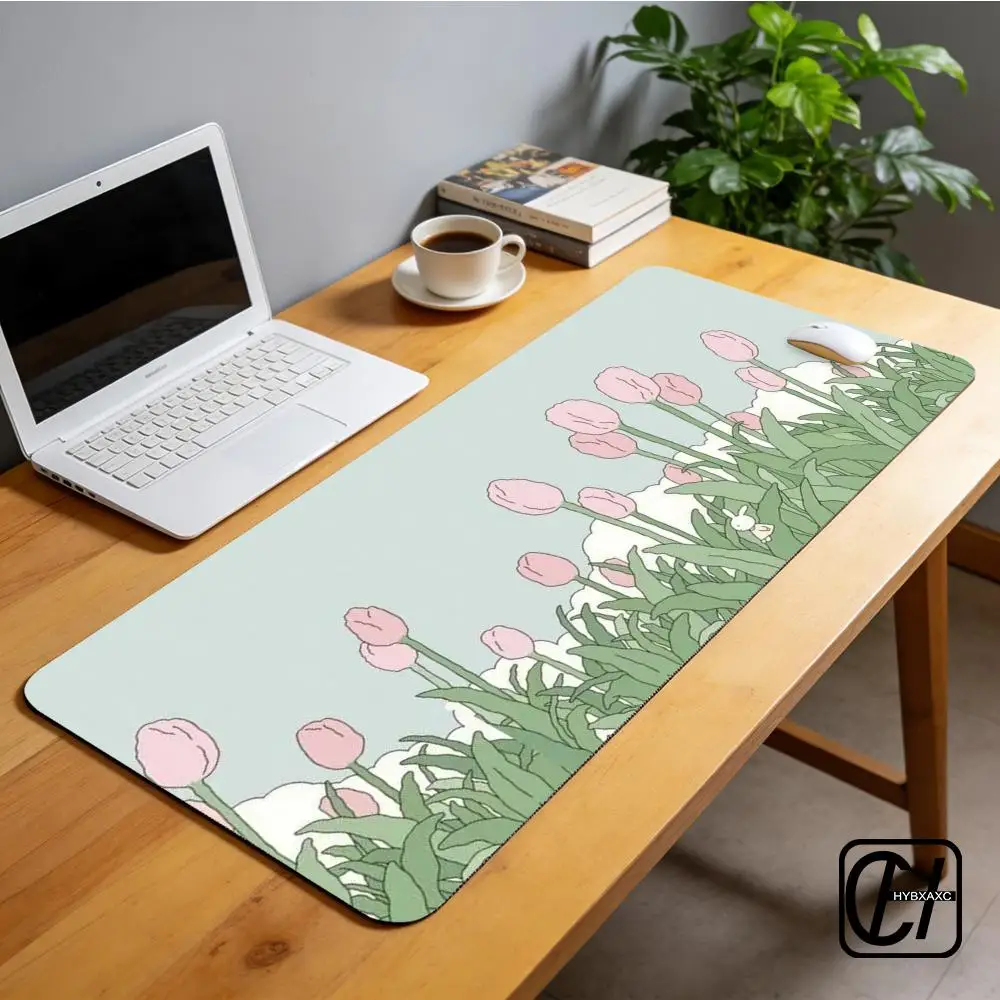 Cute Mouse Pad Kawaii Rabbit Mousepad Multiple sizes Pc Gamer Small Mouse Mats Gaming Accessories Computer Desk Mat Keyboard Pad