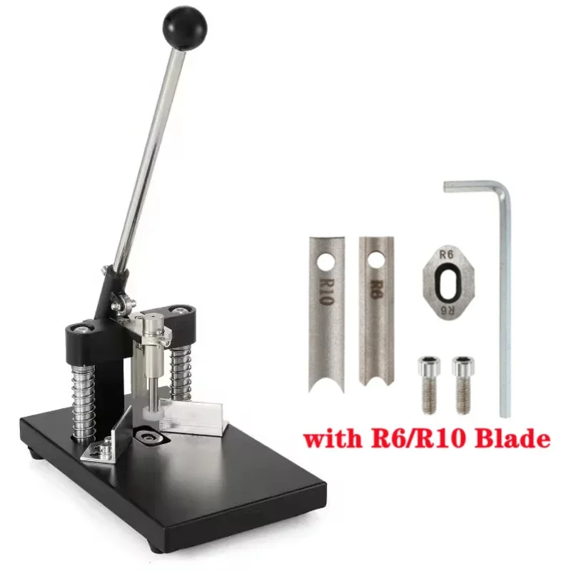 

Metal Corner Rounder Cutter R6 R10 Heavy Duty Manual Cutting Fillet Machine for Paper Holding Printing Packaging Industry