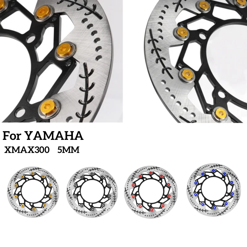 

For YAMAHA XMAX300 5MM Motorbike Disc Replacement Parts Front Disc Brake Pad Motorcycle Accessories 300MM Brake Disc Rotor