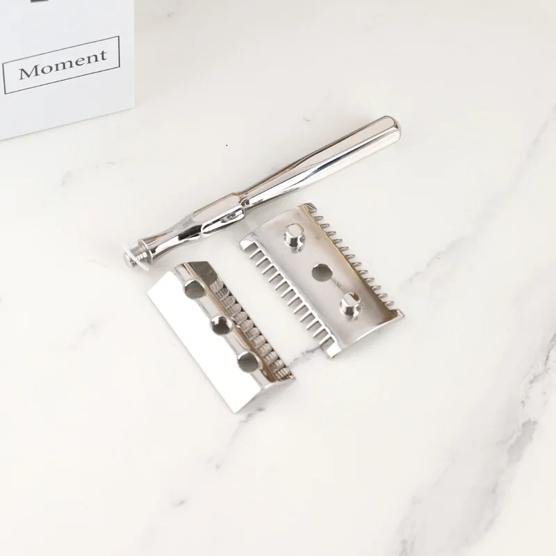 Yaqi PAGODA MIRABILIS Stainless Steel Safety Razor For Mens High Quality 303 Stainless Steel Minimalism Mens Grooming Essential