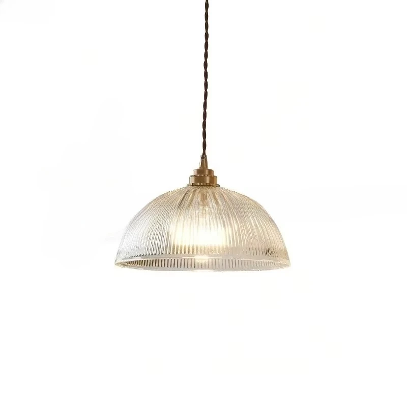 LEDPendant Lamp Home Decor Living Room Bedroom Kitchen Copper Glass Hanging Light Fixtures Chandelierindoor Lighting