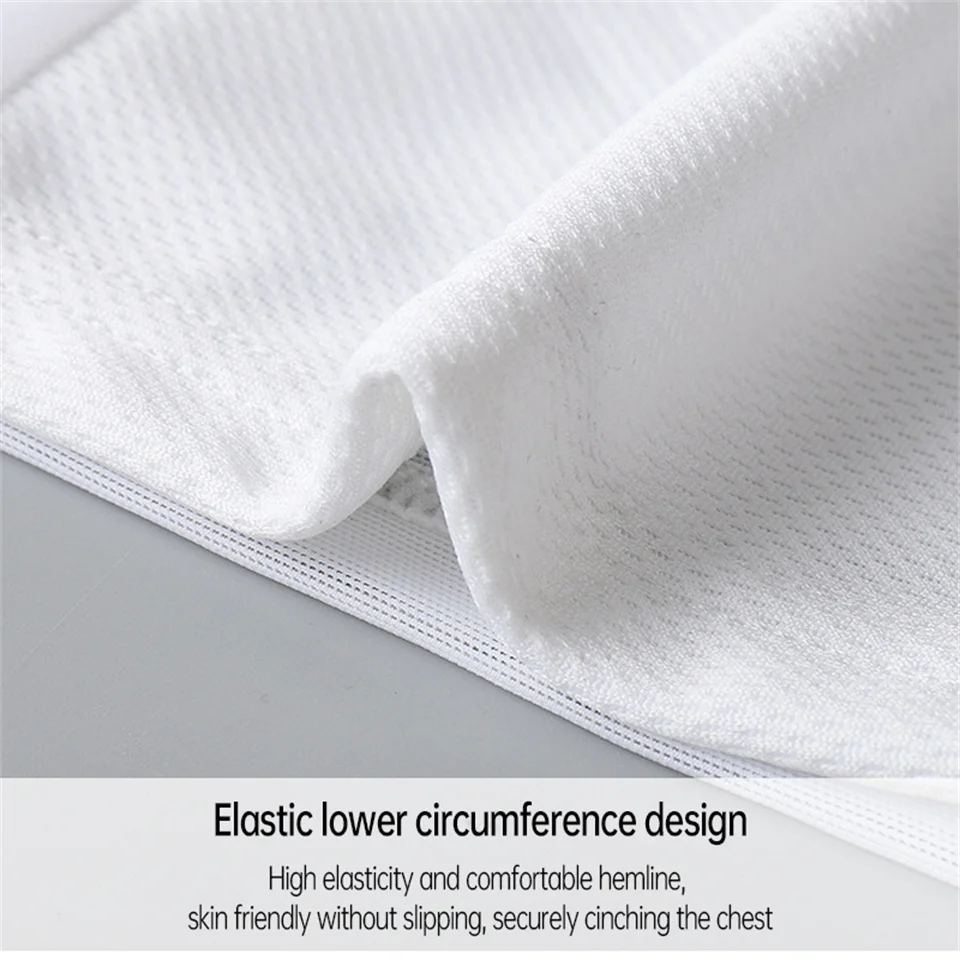 Becirzet Damen Atmungsaktiver Brustbinder, Atmungsaktive Drahtlose Brustbandage, Dünne Kurze Unterwäsche-Weste – Detail 15