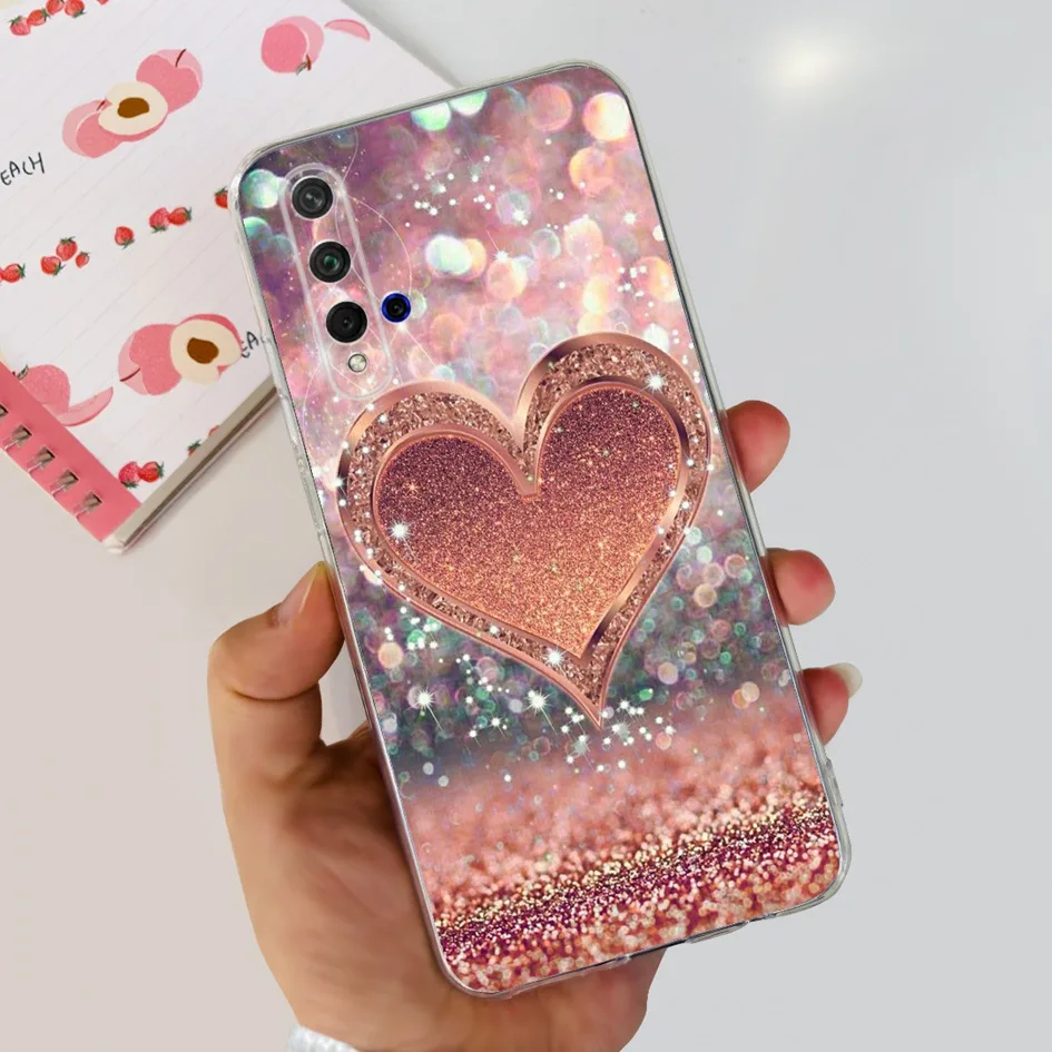 For Honor 20 Pro Case YAL-AL10 YAL-L41 Lovely Astronaut Transparent Bumper Soft Covers For Huawei Nova 5T Honor20 YAL-L21 Fundas