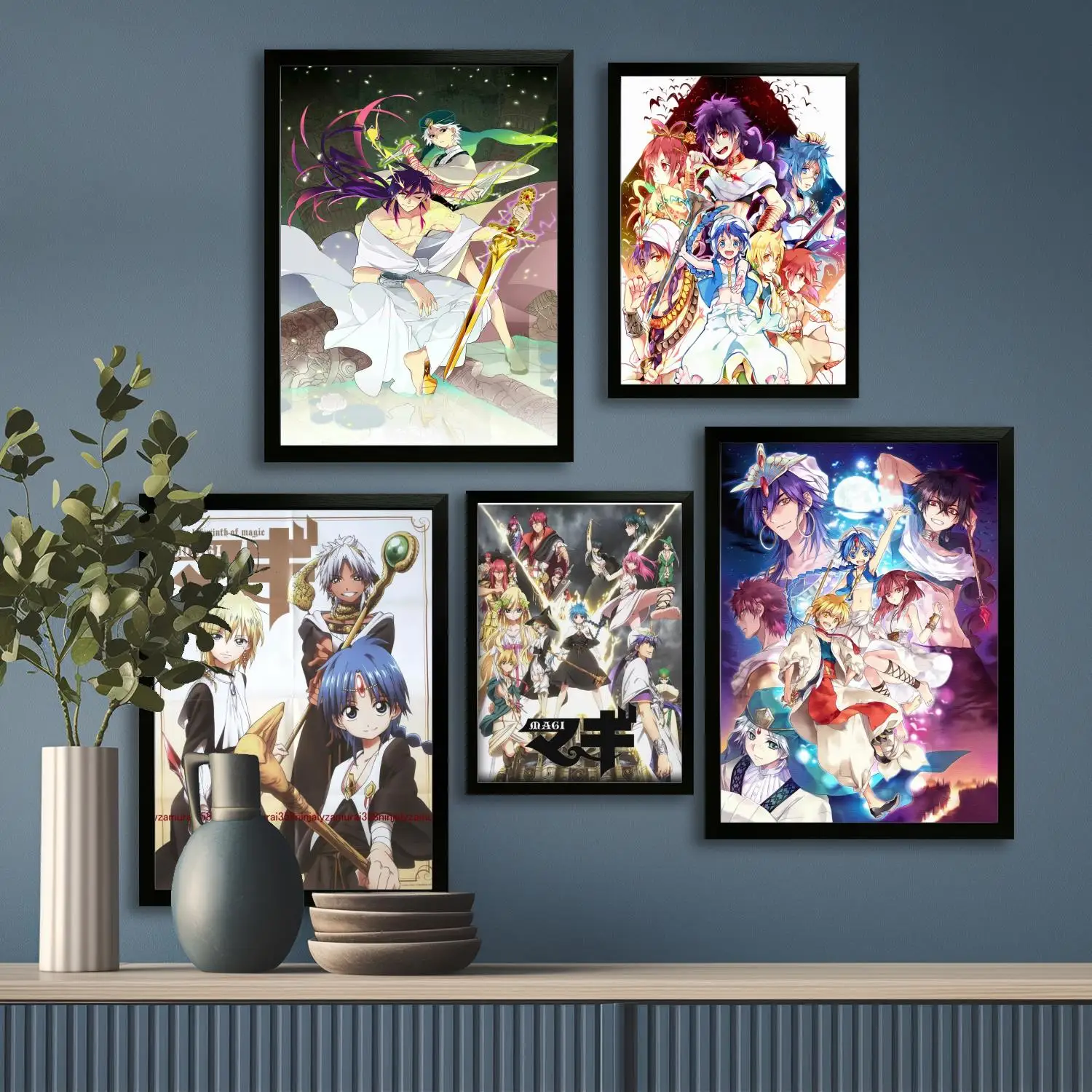 

Волшебный лабиринт волшебства аниме холст художественный постер и настенное искусство, печать с изображением, современный декор семейной спальни, декоративная живопись