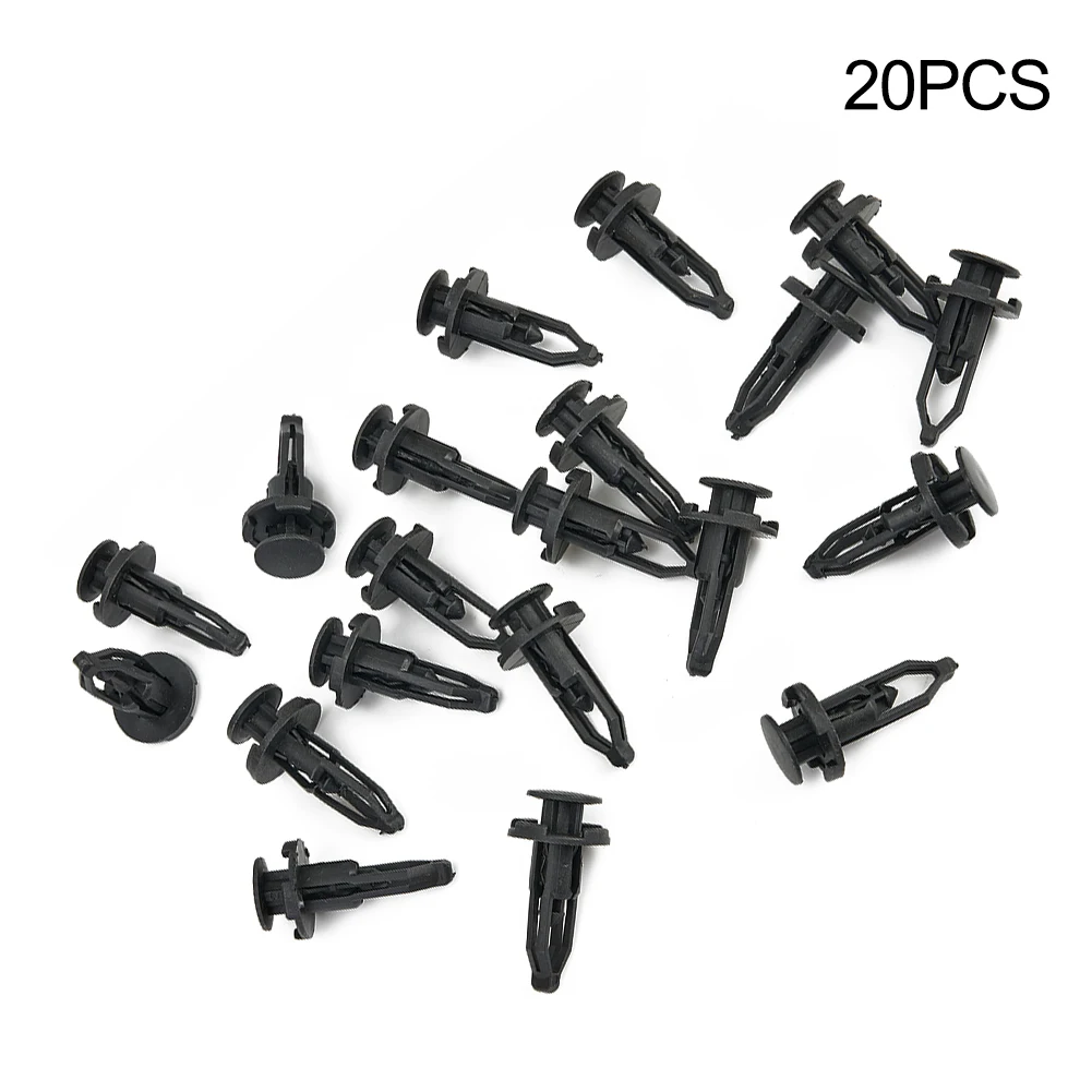 Practical 20pcs Plastic Bumper Retainer Clips 9mm Hole Diameter Compatible with For Toyota For Lexus For Scion