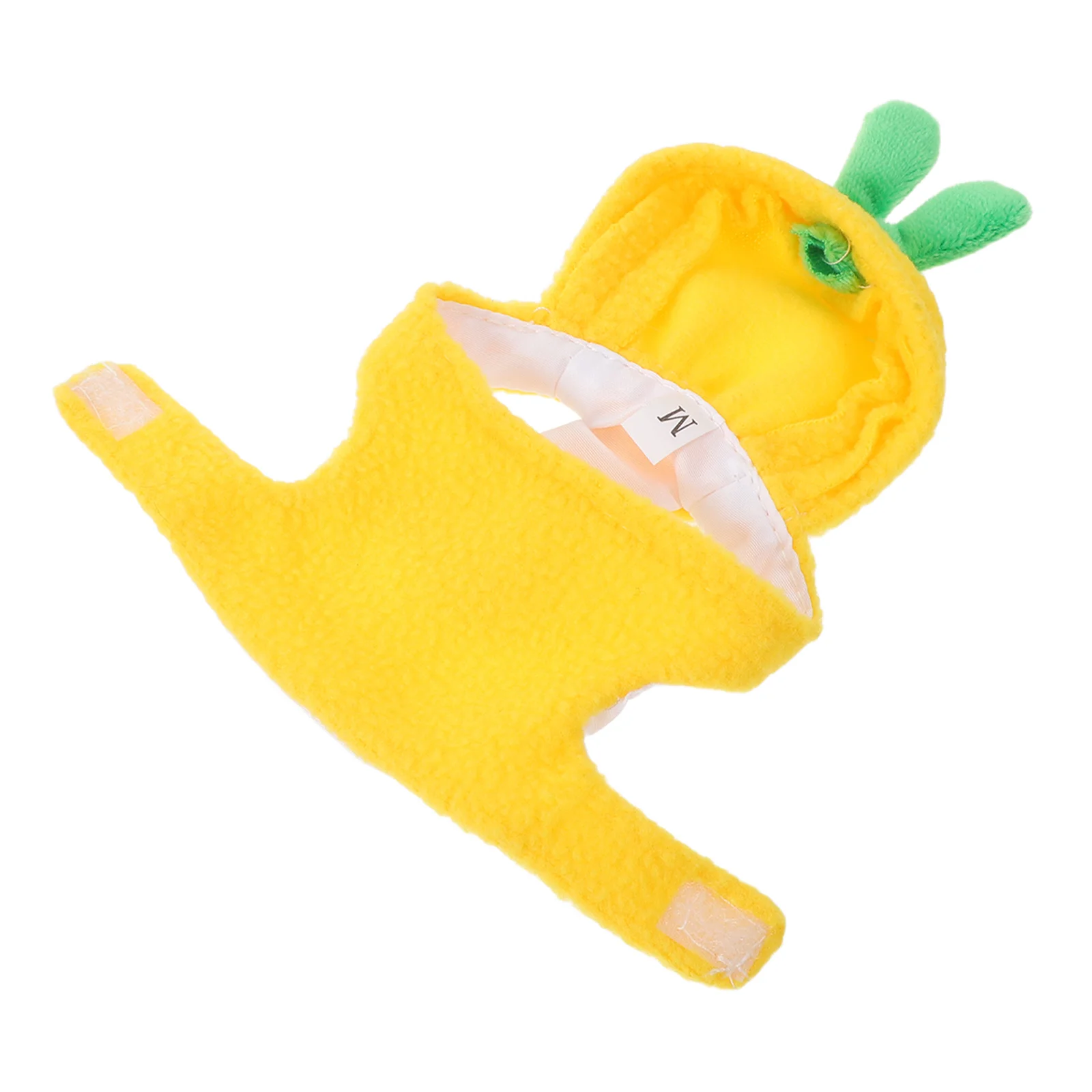 

2pcs Pineapple Parrot Hoodie Bird Warm Clothes Set For Cockatiels Parakeets Breathable Pet Costume Small Animal Hoodie