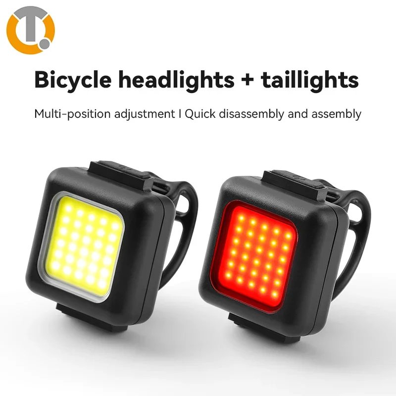 Bicycle light set Type-c Rejected 150Lumen Front light with 80Lumen bicycle taillight IPX5 Waterproof Bicycle head light By