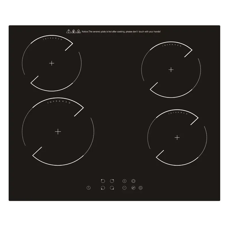 Restaurant infrared cooker kitchen radiant cooktop commercial single hob electric ceramic stove for export with best service