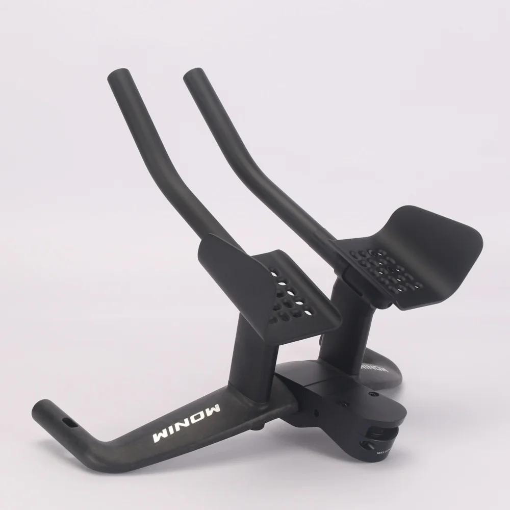 400mm Full Carbon Fiber Trialthlon Bicycle Handlebar Rest Put Handlebar Aero Carbon TT Bike Handle Bars Trial TT Bar