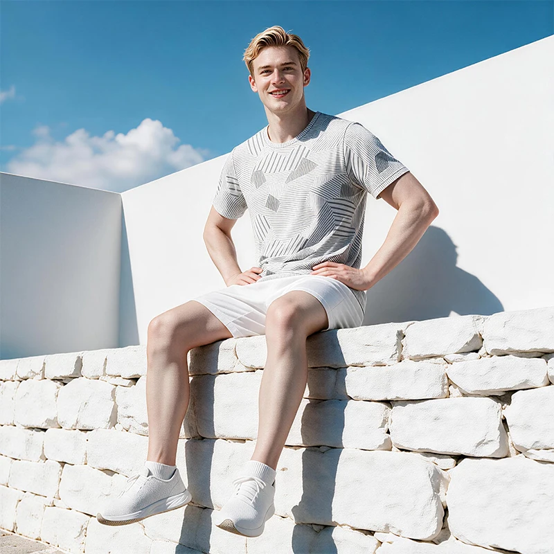 Ice Silk Running Shirts Men Loose Camouflage Short Sleeve Top Basketball Gym Sportswear For Male Fitness Workout Quick Dry Tee