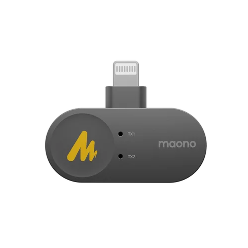 Imagen 2 del producto Accesorios Maono Wave T5 aptos para teléfonos relámpago tipo c Cámara Micrófono de solapa inalámbrico para grabación de vídeo Streaming