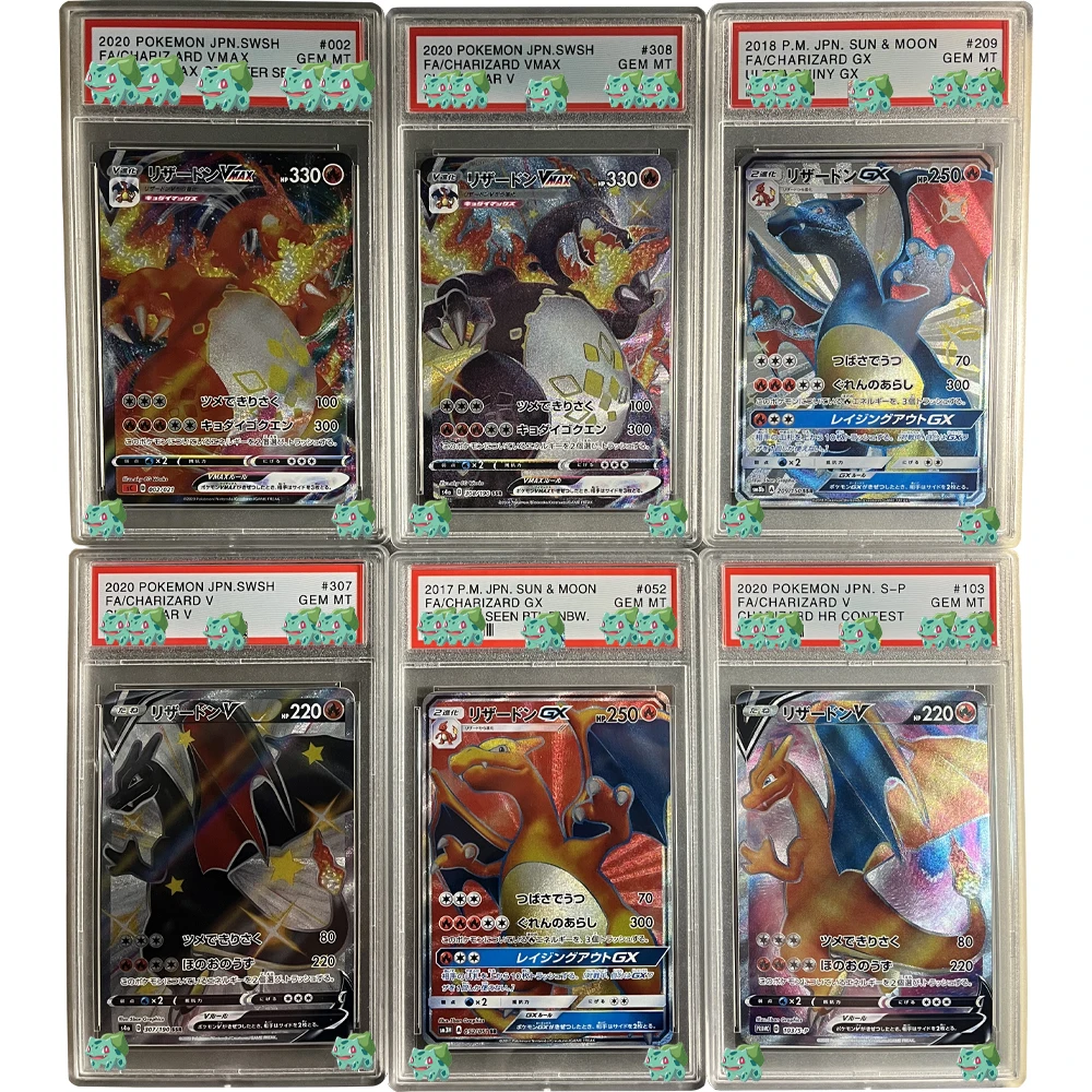 

Anime PTCG Charizard Collection Card 2018 P.M. JPN. Sun Moon Fa/Charizard GX Ulta Shiny GX Holographic Label Trading Card Gift