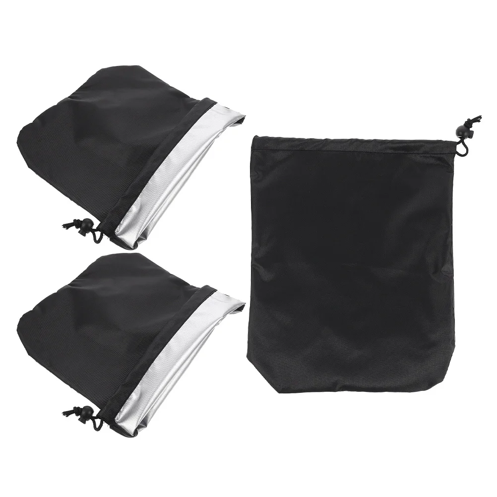 

3Pcs Side Mirror Covers Oxford Cloth Car Rearview Protective Cover Universal Fit Exterior Shield Car Rear View Mirror Cover