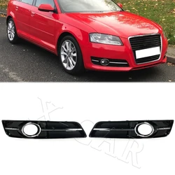 For Audi A3 2010 2011 2012 2013 Car Fog Light Cover Frame Front Lower Bumper Replace Accessories Grille 8P0807681J 8P0807682J