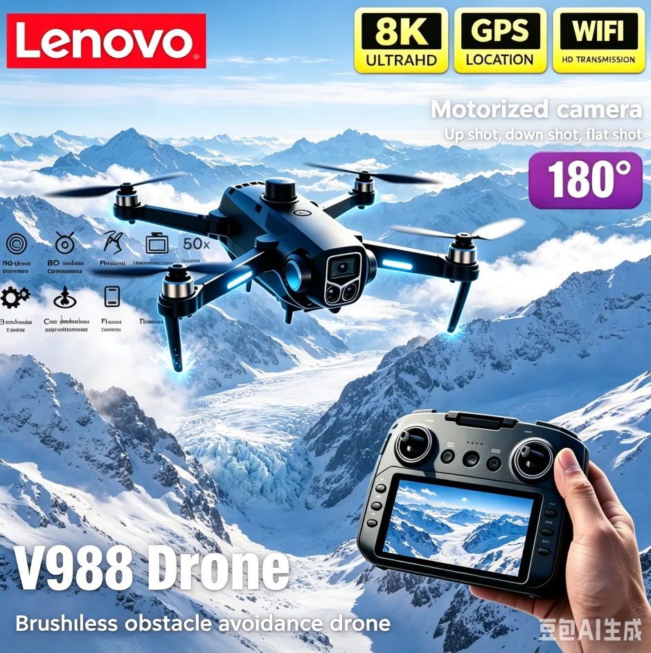 Rc Hobby China - طائرة بدون طيار لينوفو V988 بشاشة