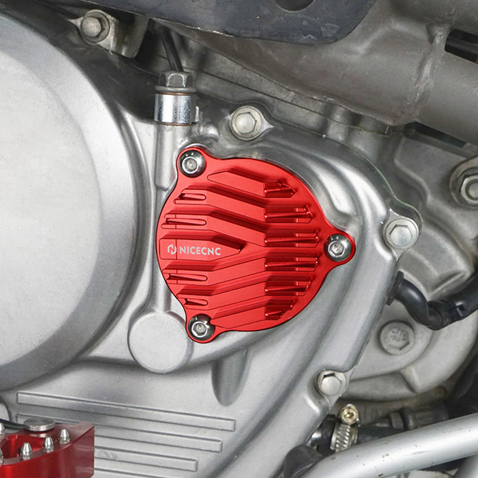 

NICECNC For Honda 1993-2025 XR650L XR 650L 650 L Motorcycle Engine Oil Filter Cover Cap Guard Aluminum 2024 2023 2022 2021 2020