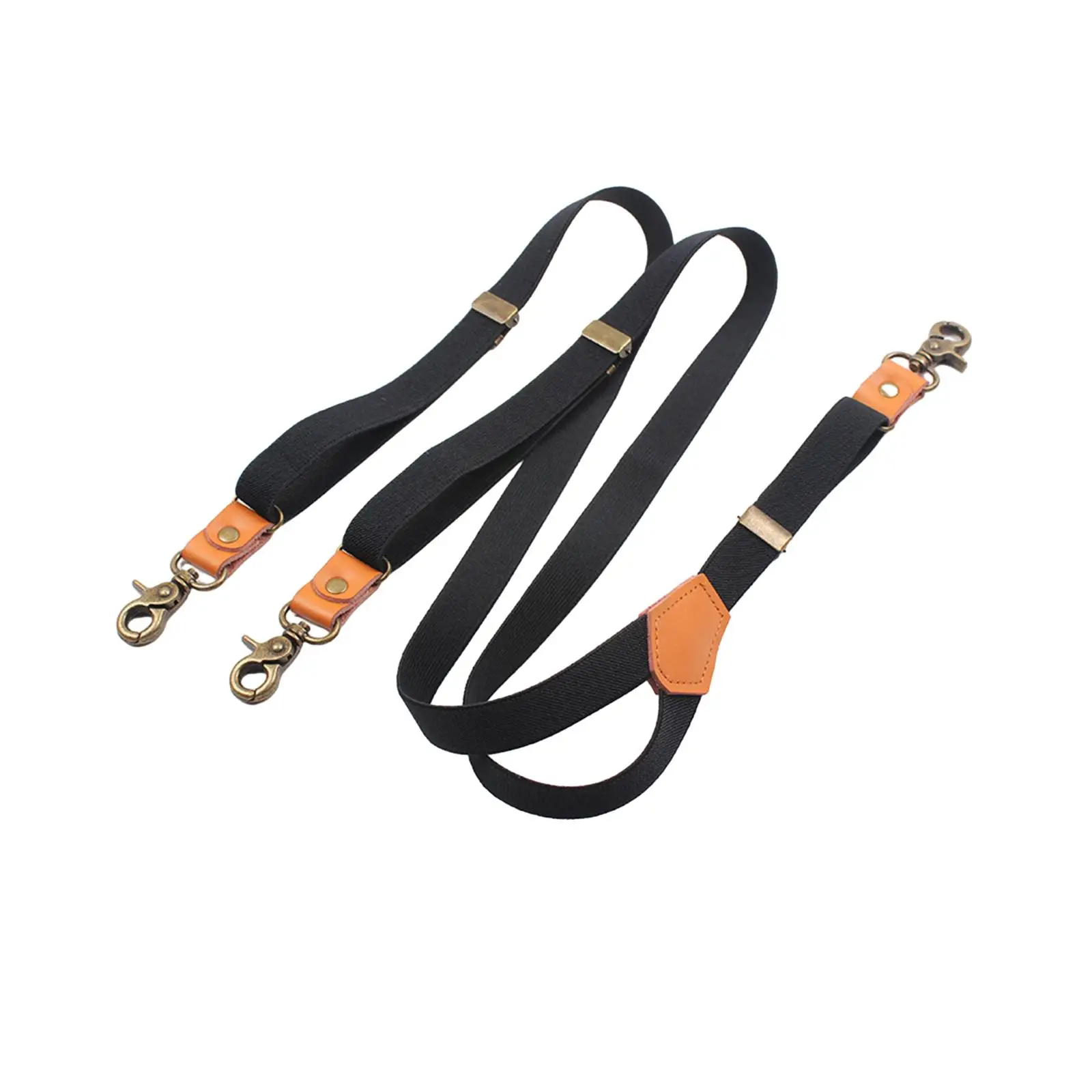 حمالات رجالي قابلة للتعديل، دعامات مرنة شديدة التحمل، حامل أشرطة خلفية على شكل حرف Y للعمل أو الزفاف #3