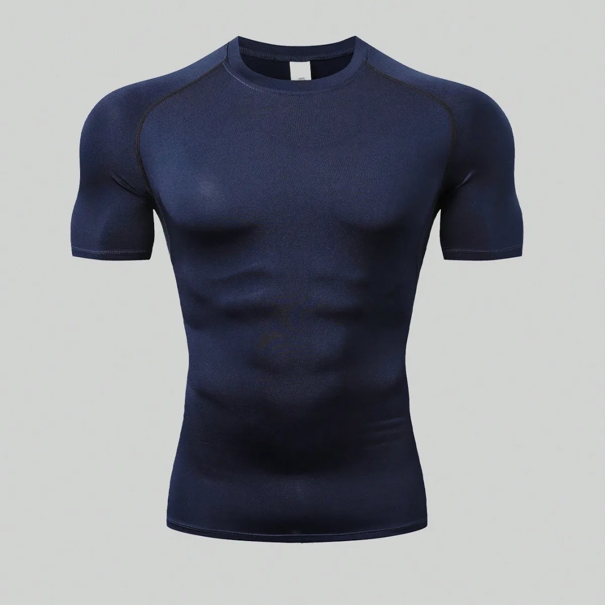 

Men's Bat-Printed Compression T-Shirt Sporty Summer Gym Fitness Jogging Top with Short Sleeve Casual for Running
