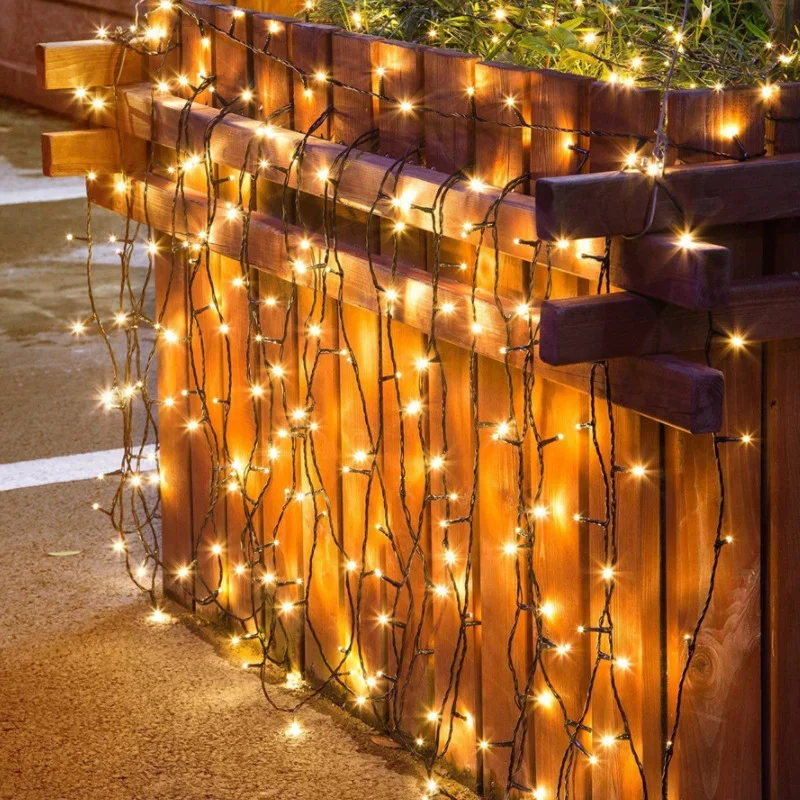 LED String Lights Christmas Garden Garland Fairy Lights for Christmas Tree Party Wedding Decoration 110V 220V Holiday Lights