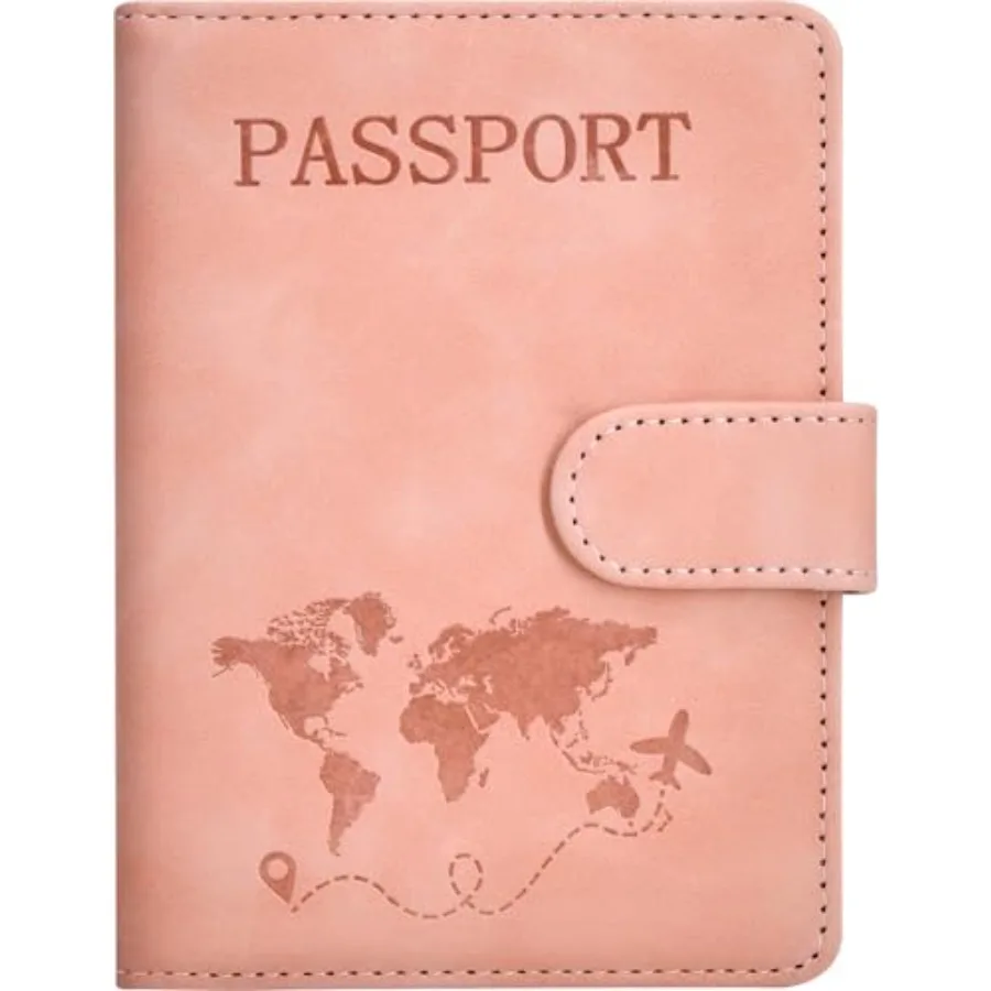 

Passport Holder, Passport Cover with Credit Card Slot and Boarding Pass Slot Combo, Passport Wallet Case Book Travel Must Have,