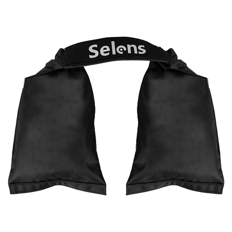 Selens Photography Zweiteilige gewichtete Sandsäcke, Gegengewicht-Sandsäcke mit hoher Kapazität für Studio Magic Leg Top Light Stand