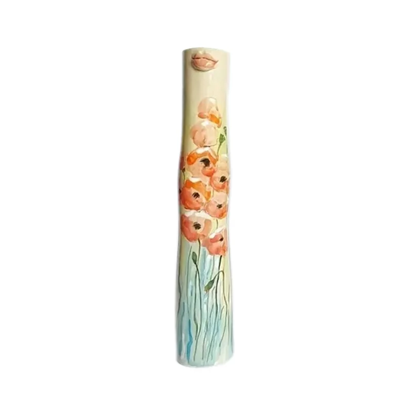 Top Verkoop Meisjes Gezicht Vaas Ornament Bloempot Vaas Kunstplanten Houder Voor Huisdecoratie