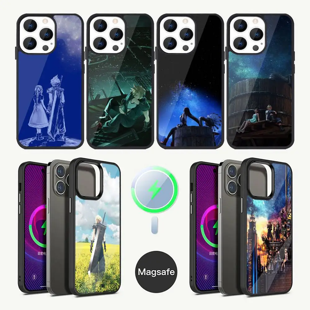 

f-ffvii rebirth Phone Case For iPhone 16,15,14,13,12,11,Plus,Pro,Max Mini Magsafe Magnetic Wireless Charging