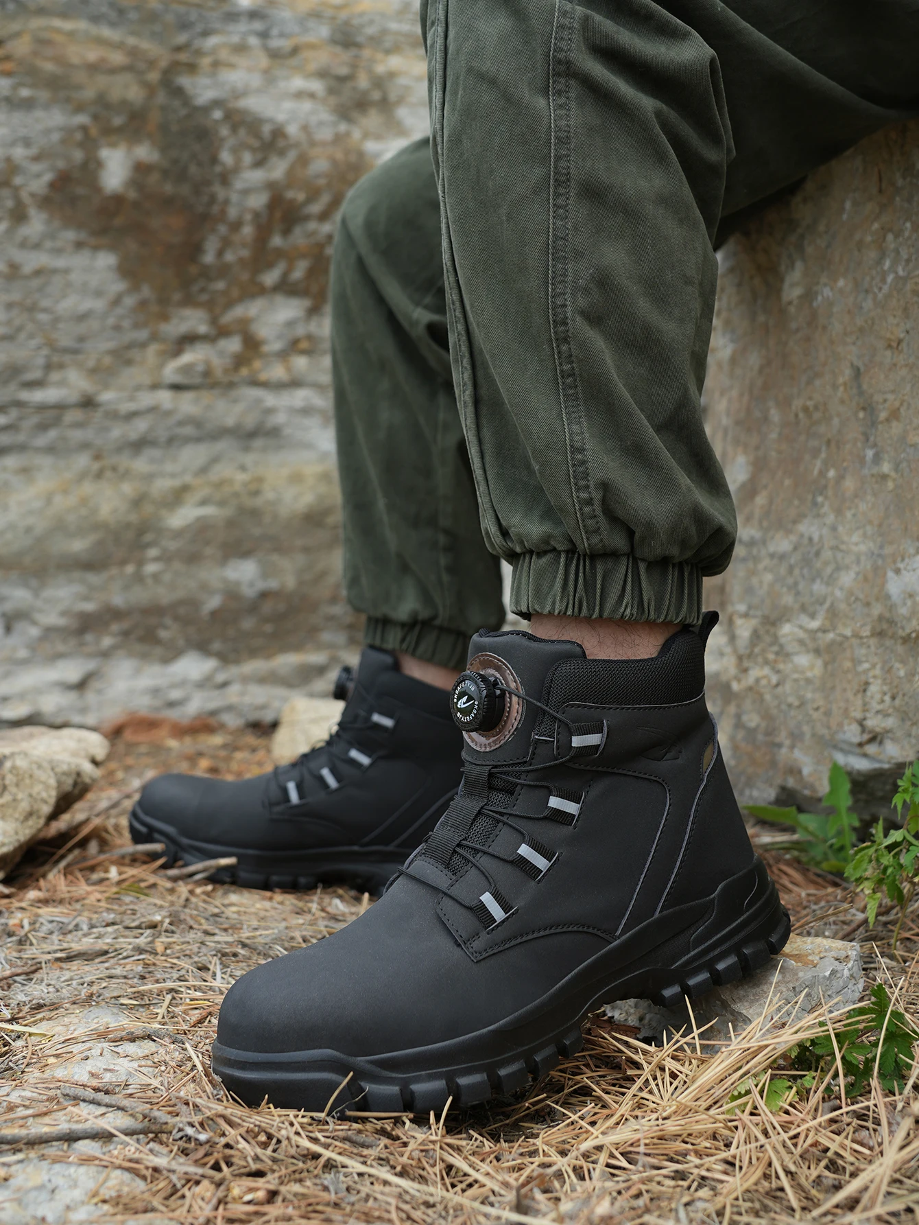 2024 Work Sneakers Men Indestructible Shoes Work Safety Shoes With Steel Toe Cap Puncture-Proof Male Security Protective Shoes image 3
