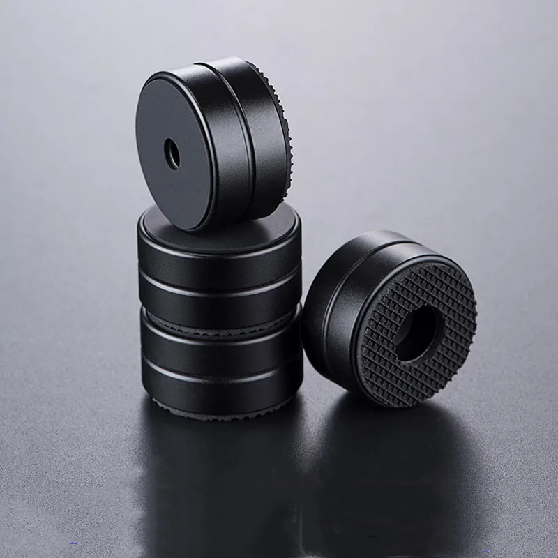 

4 шт., амортизирующая подставка для ног из алюминиевого сплава, аудиофильская подставка HIFI, усилитель для ног, динамик, стабилизирующий аудио компакт-диск, амортизирующая подставка