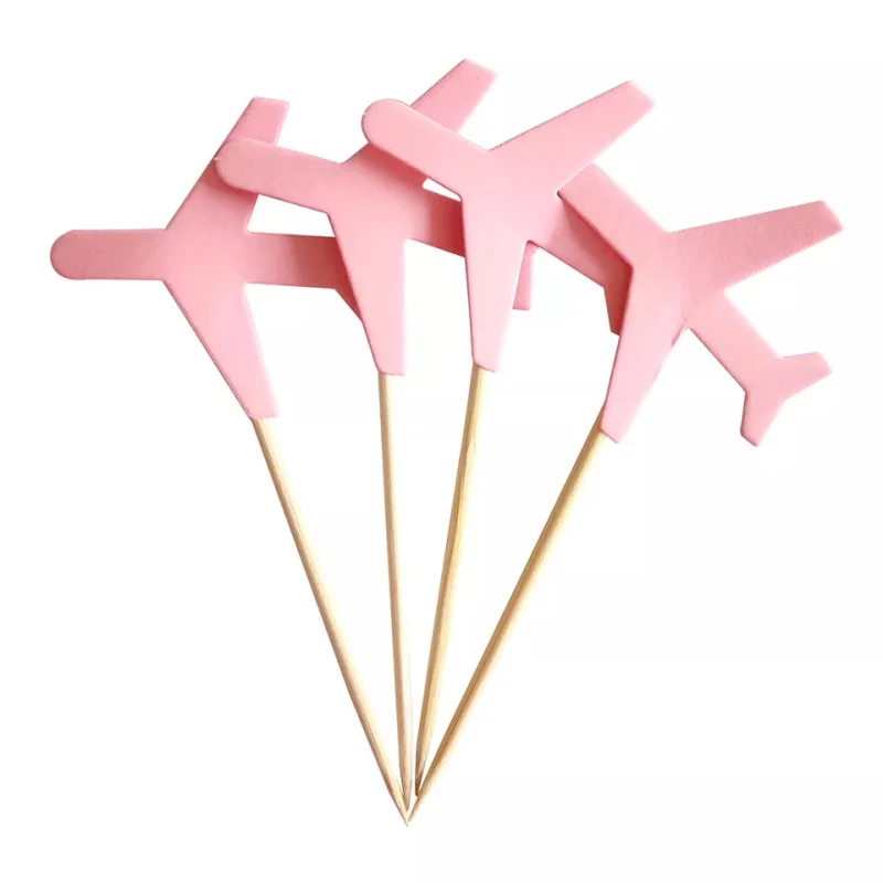 Reise-Cupcake-Topper, Flugzeugkarte, Herz, Reise-Kuchenaufsatz, Picks für Weltreisen, Mottoparty, Geburtstag, Babyparty, Hochzeit – Detail 9