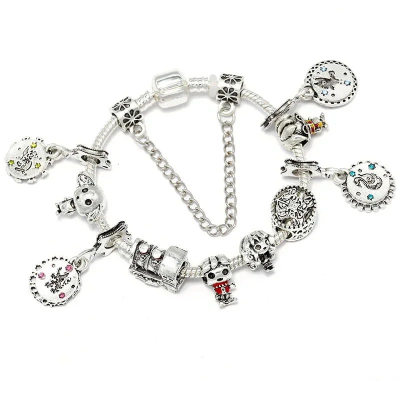 Harry Potter Cartoon Bracelet European Charm DIY Beading For Men And Women Fashionable Gift Wholesale Bracelet Accessories