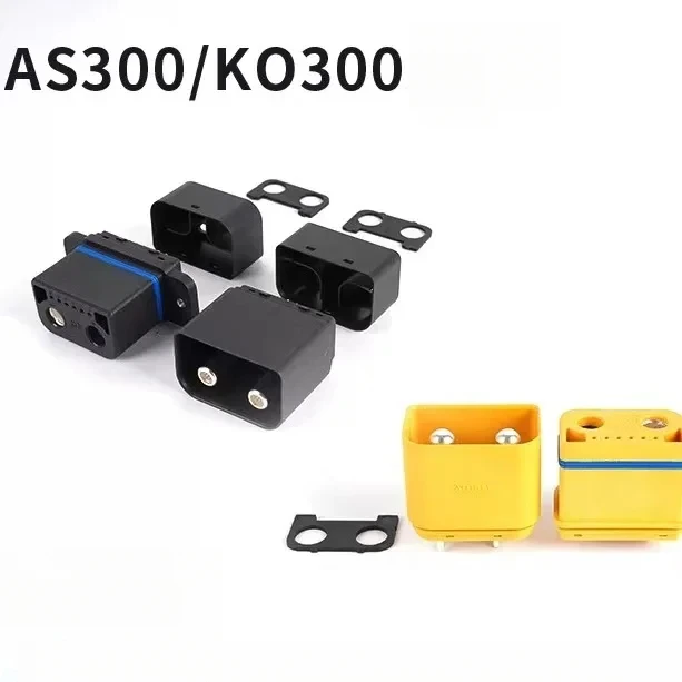 AMASS AS300E Copper Plated Silver Ultrasonic Welding High Current Connector Plugs for RC DIY Model