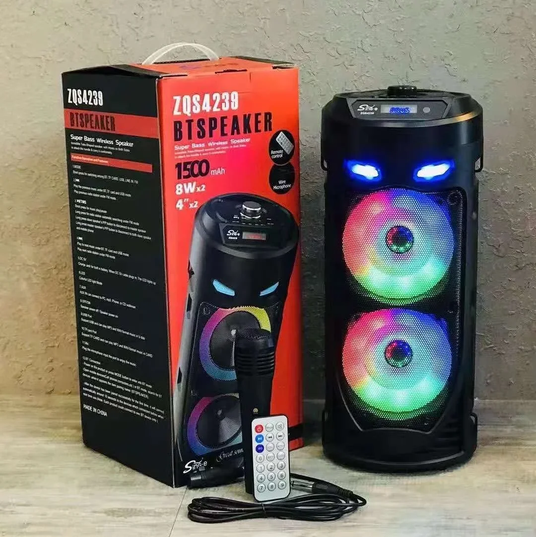 ZQS4239 diskon besar 8 inci gigi biru termurah Audio portabel Speaker Studio gigi biru untuk dijual